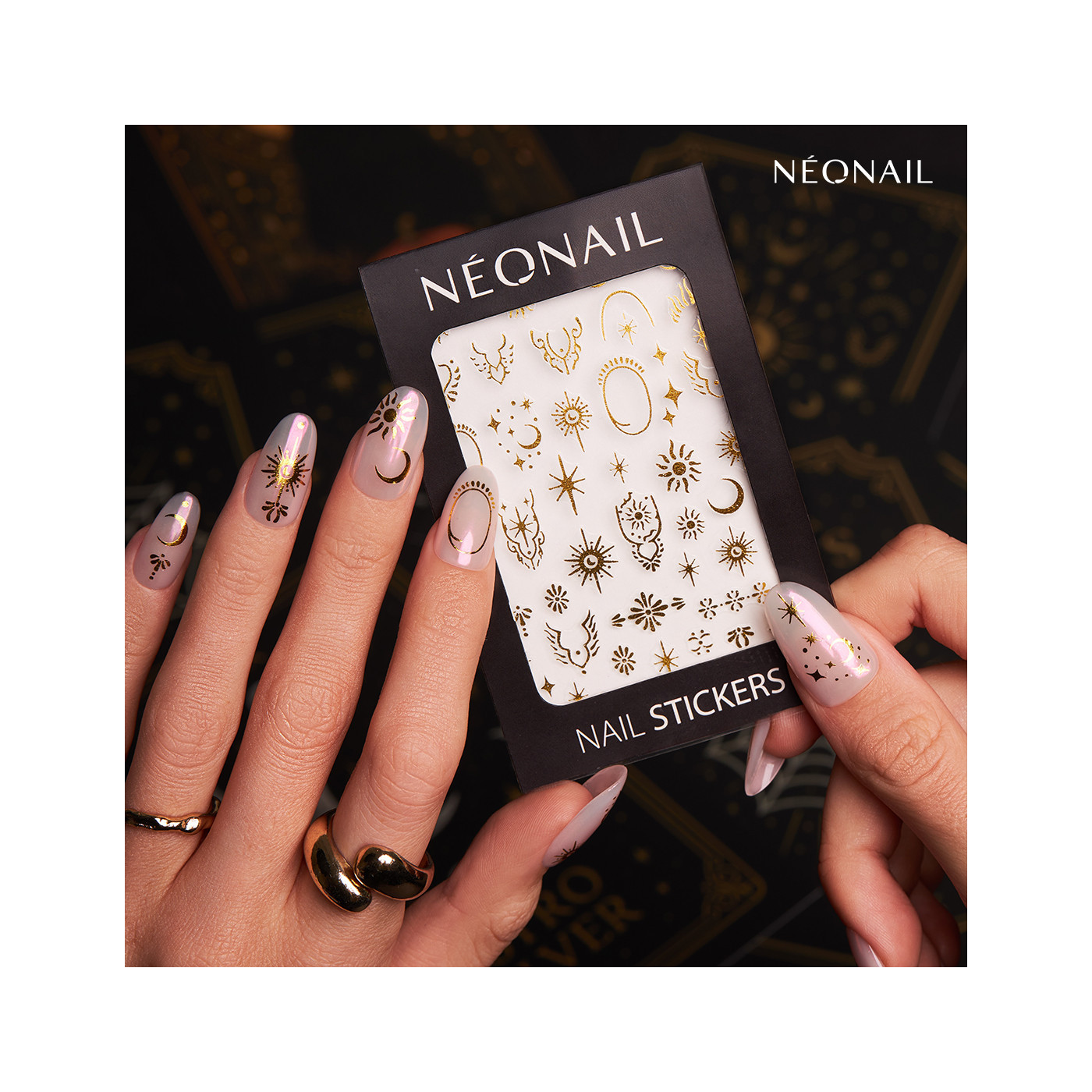 Nail Stickers 06: Astro Gold